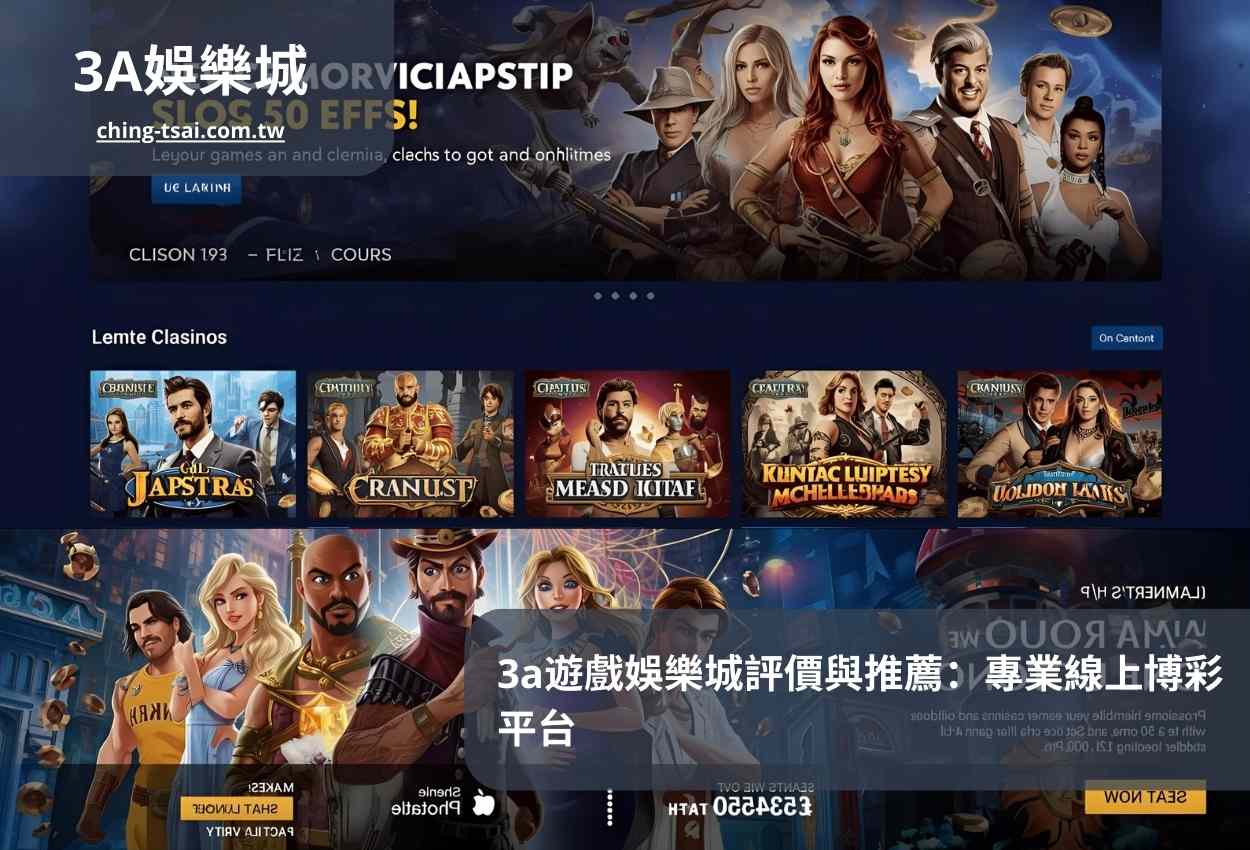 3a遊戲娛樂城評價與推薦：專業線上博彩平台